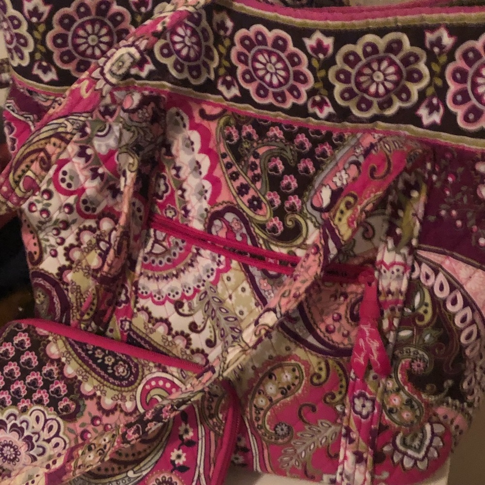 Vera Bradley Very Berry Tote and Wallet